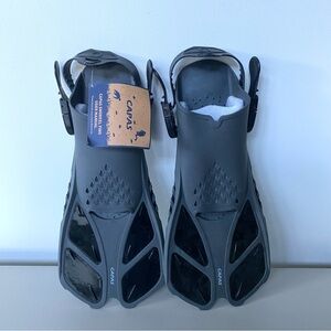 L/XL MEN’S CAPAS Gray and Black Snorkeling Fins